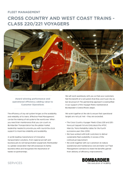 cross country and west coast trains