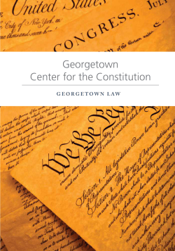Georgetown Center for the Constitution