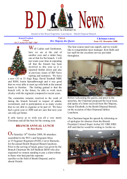 December - Royal Engineers Bomb Disposal