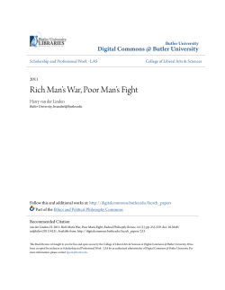 Rich Man`s War, Poor Man`s Fight
