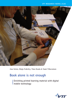 Book alone is not enough. Enriching printed learning material