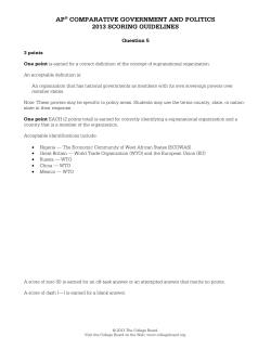 ap&reg; comparative government and politics 2013 scoring guidelines