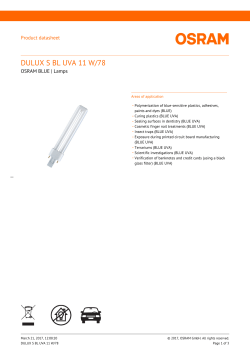 DULUX S BL UVA 11 W/78
