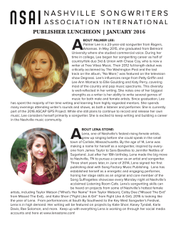 publisher luncheon | january 2016
