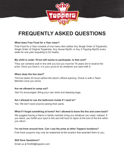 FREQUENTLY ASKED QUESTIONS