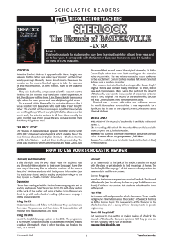 sherlock - Scholastic UK