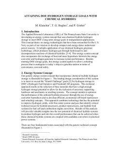 Chemical Hydrogen Storage