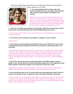 Rubina Mazurka - Jack London State Historic Park