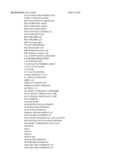 Businesses - City of Dallas