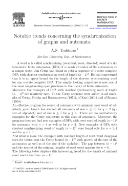 Notable trends concerning the synchronization of graphs and