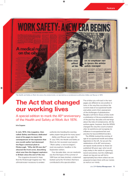 The Act that changed our working lives