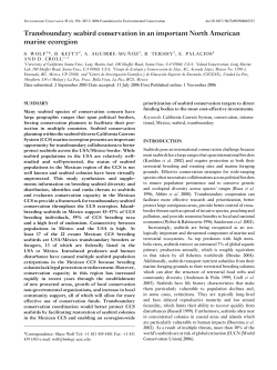 Transboundary seabird conservation in an important North