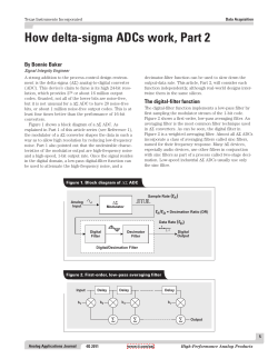 How delta-sigma ADCs work, Part 2