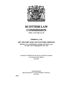 art and part guilt of statutory offences