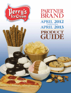 PRODUCT GUIDE - Perry`s Ice Cream