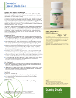 Thermojetics&reg; Green Ephedra Free