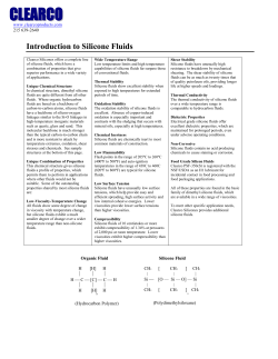 Introduction to Silicone Fluids