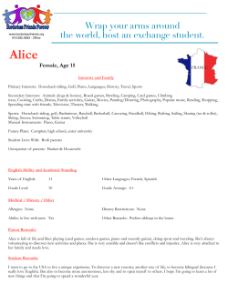 Alice (15, f.) - Borderless Friends Forever