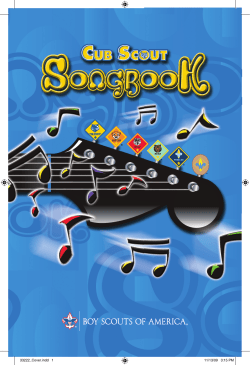Cub Scout Song Book - Denver Area Council