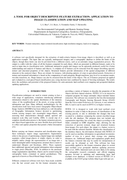 a tool for object descriptive feature extraction