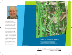 A Green Revolution from below - Wageningen UR E