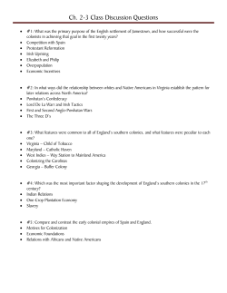 Ch. 2 Class Discussion Questions