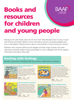 Books and resources for children and young people