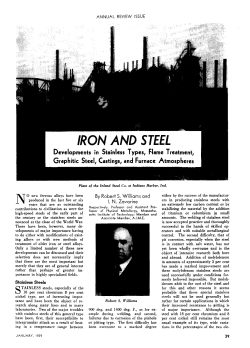 Developments in Stainless Types, Flame Treatment, Graphite Steel