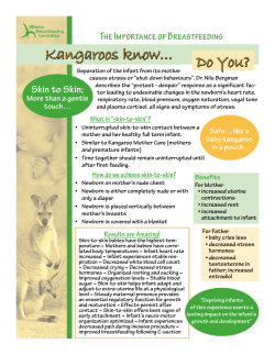 Kangaroos know&hellip; Do You? - Alberta Breastfeeding Committee