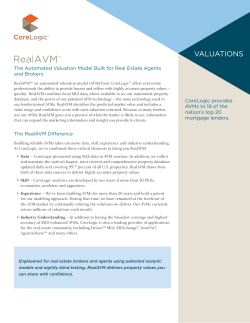 VALUATIONS - CoreLogic