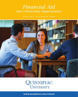 Quinnipiac University Financial Aid | Financial Aid and Scholarship