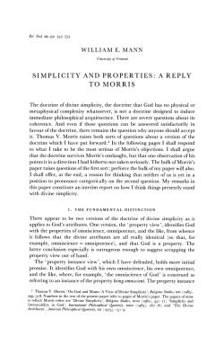 Simplicity and Properties: A Reply to Morris