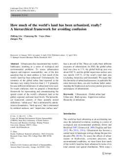 How much of the world`s land has been