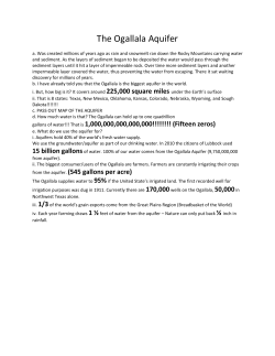 The Ogallala Aquifer