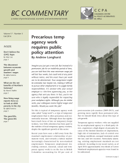 - Canadian Centre for Policy Alternatives
