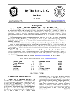 PDF - By The Book, LC