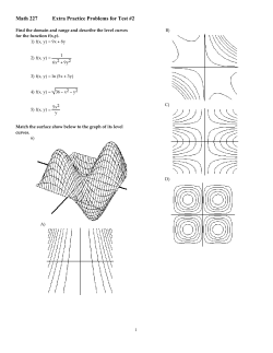 Math 227 Extra Practice Problems for Test #2