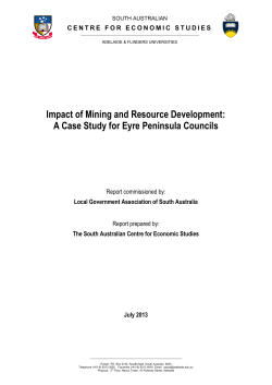 Impact of Mining and Resource Development