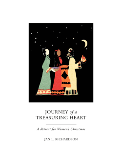 JOURNEY of a TREASURING HEART