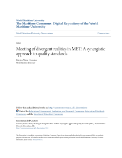 Meeting of divergent realities in MET: A
