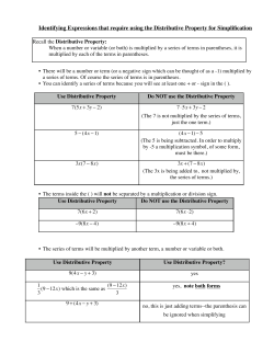 Distributive Property Notes 3