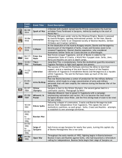 Event Date: Event Title: Event Description: 06/28/ 1914 Spark of War