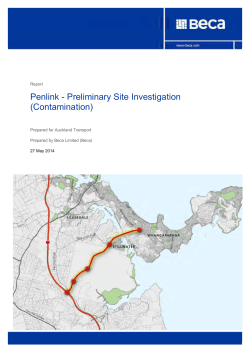 Preliminary Site Investigation (Contamination).