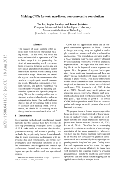 Molding CNNs for text: non-linear, non