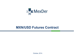 MXN/USD Futures Contract
