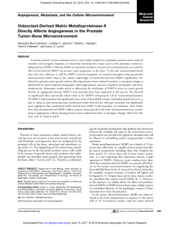 Osteoclast-Derived Matrix Metalloproteinase