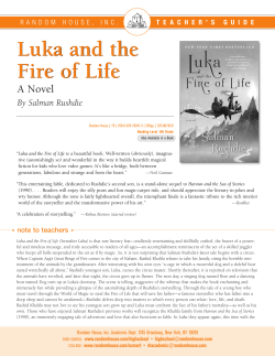 Luka and the Fire of Life Luka and the Fire of Life