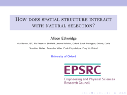 How does spatial structure interact with natural selection?