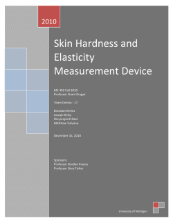 Skin Hardness and Elasticity Measurement Device