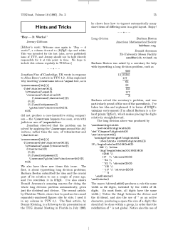 Hey&mdash;it works! - TeX Users Group